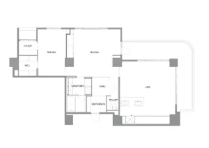 福岡のマンションリノベーション制作事例002_ルームプラン画像