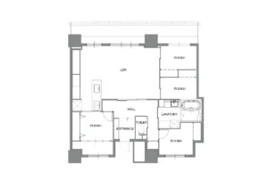 福岡のマンションリノベーション制作事例006_ルームプラン画像